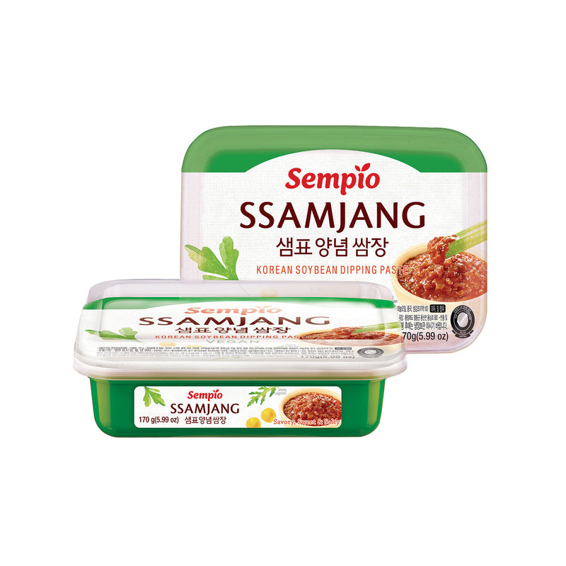 Sempio vegan ssamjang Korean dipping paste for lettuce wraps BBQ 170g