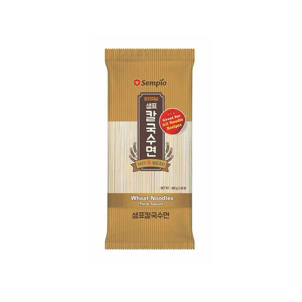 Sempio Korean flat wheat noodles for stir-fry and soup